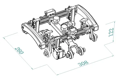 PAUT Manual Scanner (Chain Type)